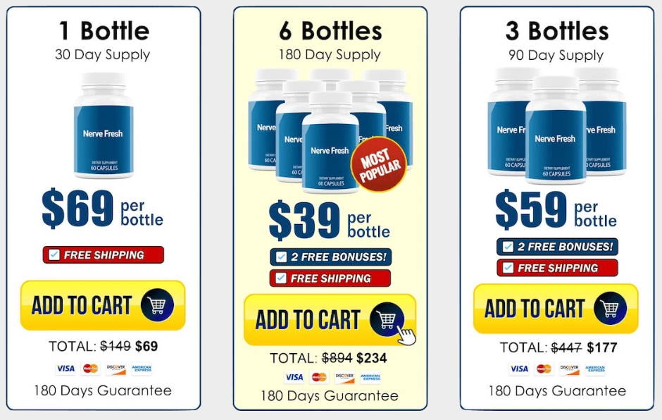 Nerve Fresh price details